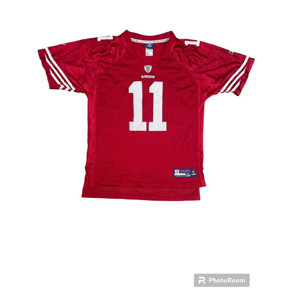 San Francisco 49ers Jersey Size XL Youth Alex Smith Reebok Red NFL